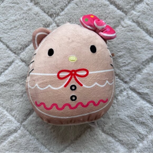 Squishmallows X Sanrio | Hello Kitty Gingerbread Squish | Size 8" - Picture 2 of 9